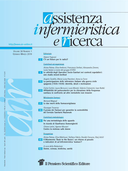 2019 Vol. 38 N. 1 Gennaio-Marzo