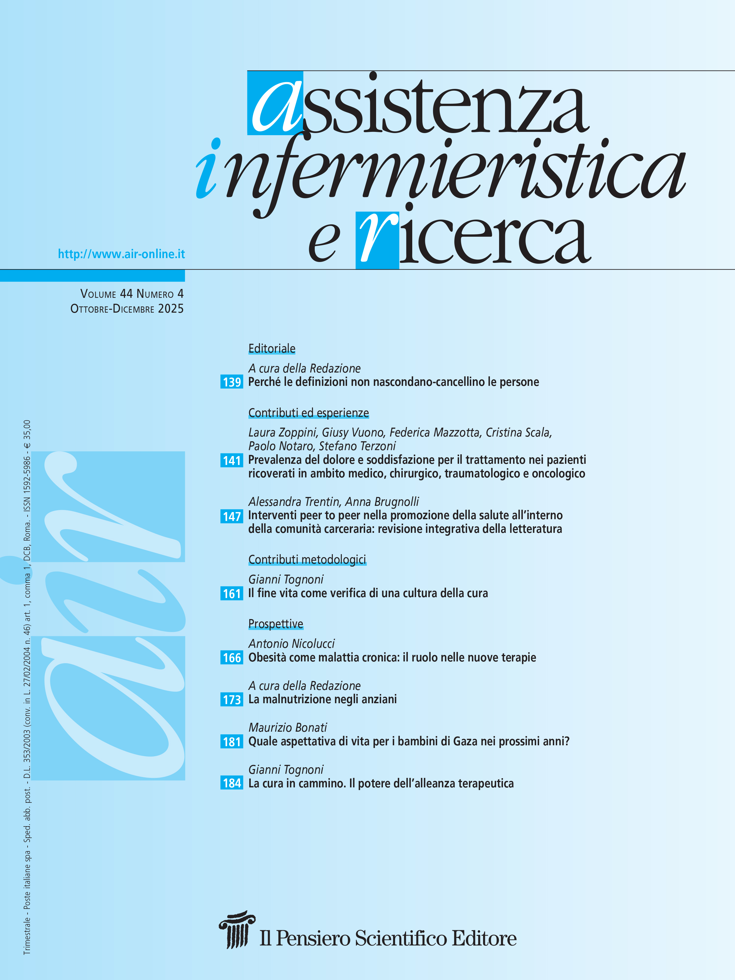 2025 Vol. 44 N. 4 Ottobre-Dicembre